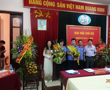 Chi bộ Viện kiểm sát nhân dân quận Hoàn Kiếm tổ chức thành công Đại hội...